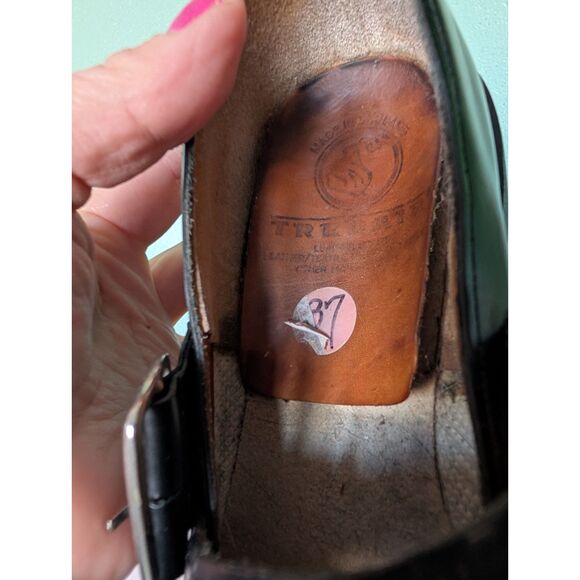 Vintage Tredair Dr Martens "Kitty" Mary Jane shoes in Black and Pink, Size 37 - Picture 8 of 9